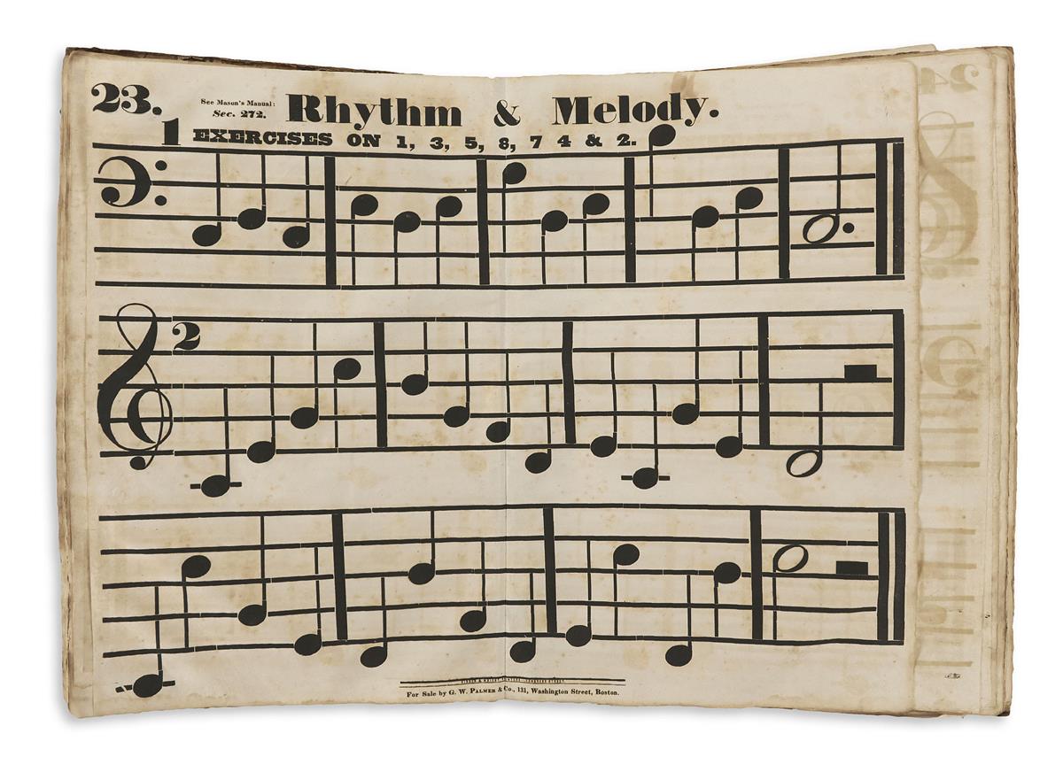 (MUSIC.) Mason, Lowell. Musical Exercises for Singing Schools,